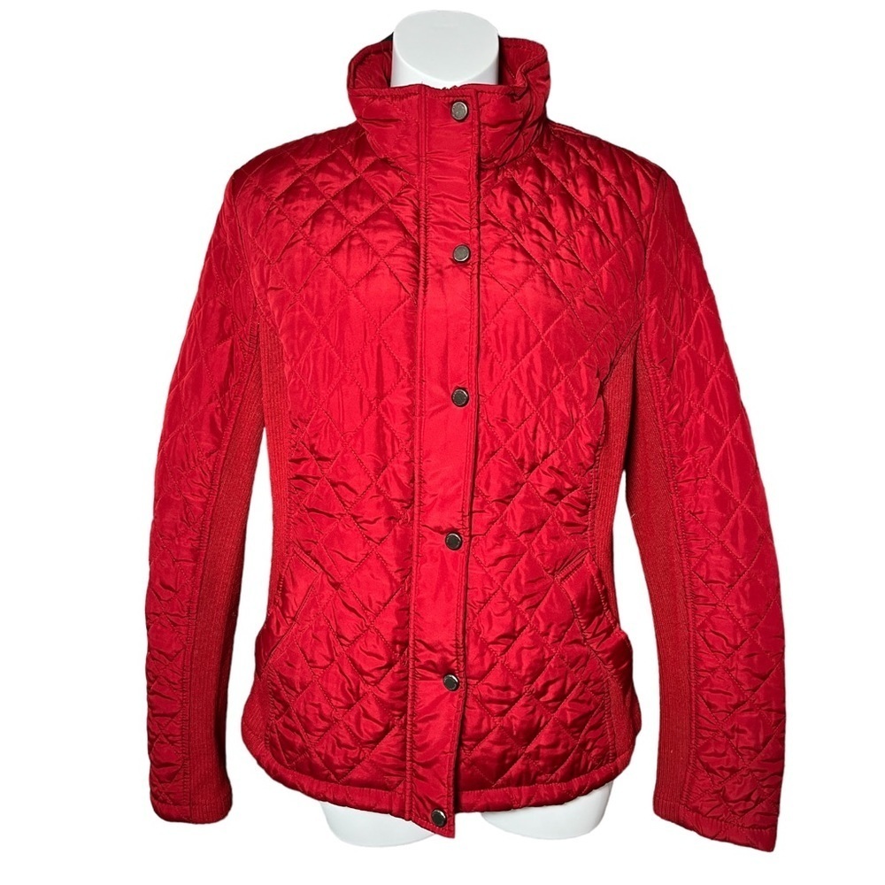 Weatherproof Red Quilted Jacket